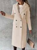 Women's Elegant Double-Breasted Trench Coat