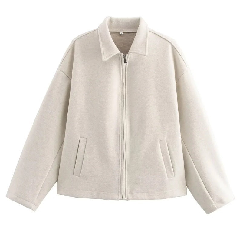 Women's Elegant Soft Material Oversized Short Jacket