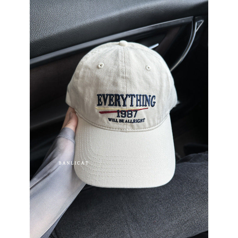 Men's Casual Embroidered Statement Baseball Cap