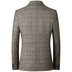 Women's Elegant Plaid Blazer