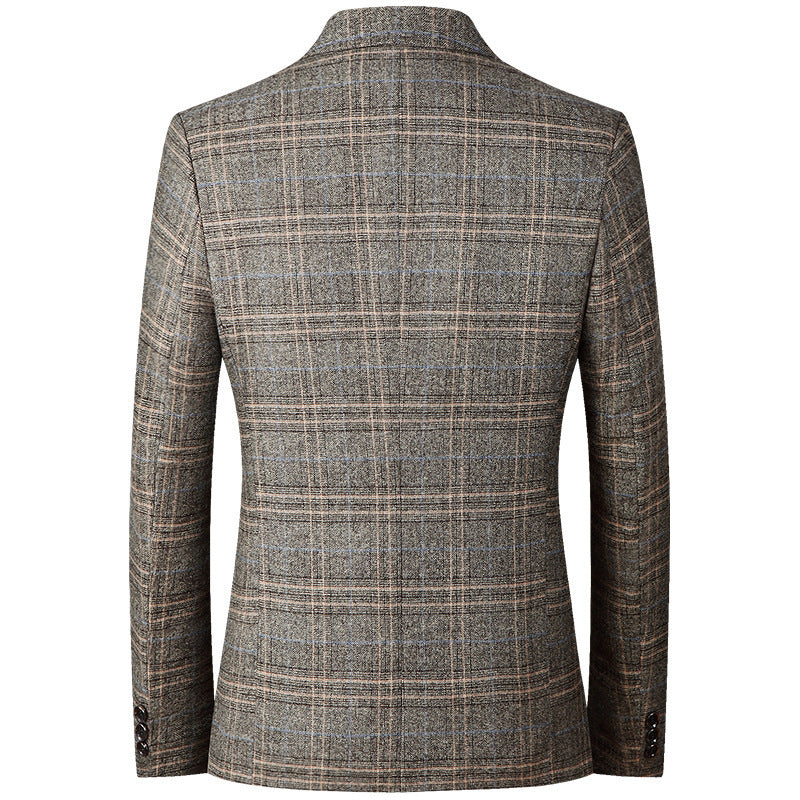 Women's Elegant Plaid Blazer