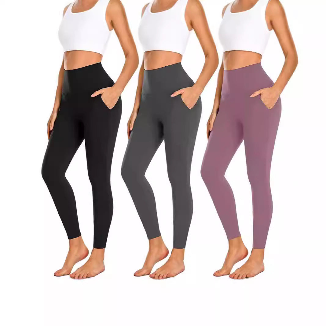 Women's High-Waisted Sport Leggings with Pockets