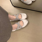 Women's Ballet Flats with Decorative Strap and Comfortable Footbed