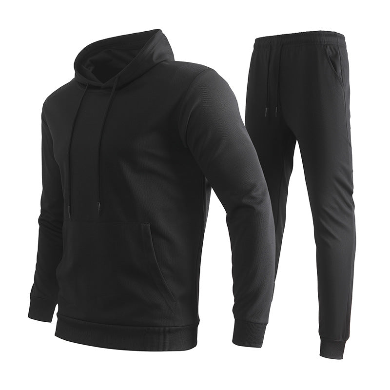 Men's performance hoodie and joggers set made of breathable functional fabric