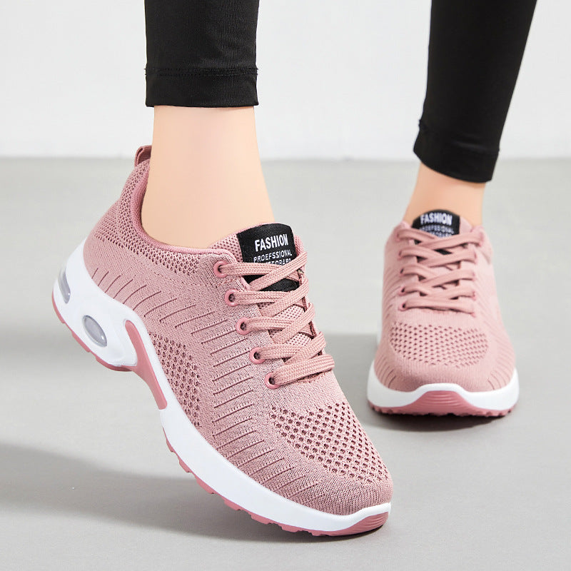 Breathable Sports Sneakers with Cushioned Sole