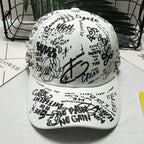 Men's Graphic Print Snapback Cap