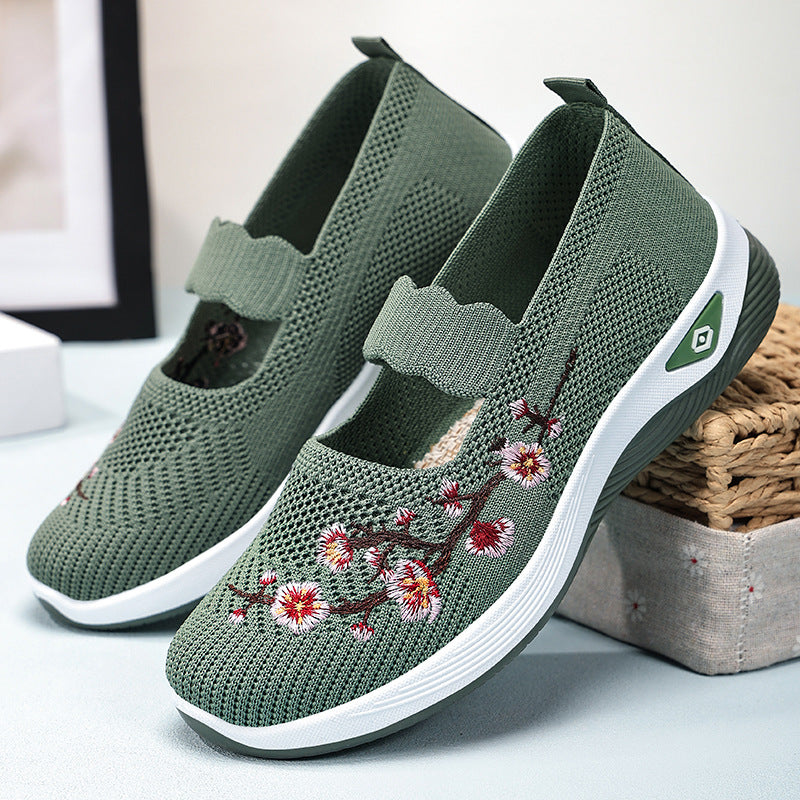 Women's Breathable and Decorative Slip-On Shoes