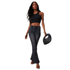 Women's High-Waisted Flared Jeans