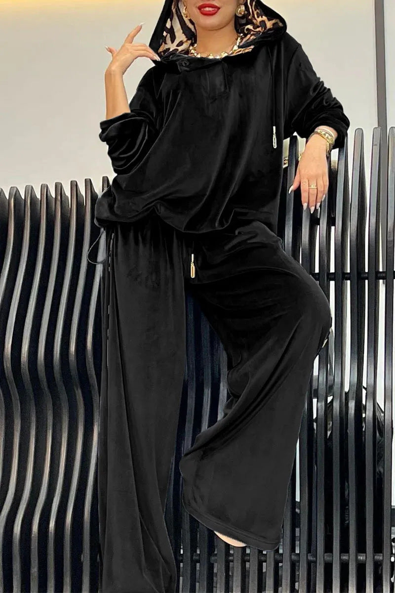 Women's Soft Velour Leisure Set