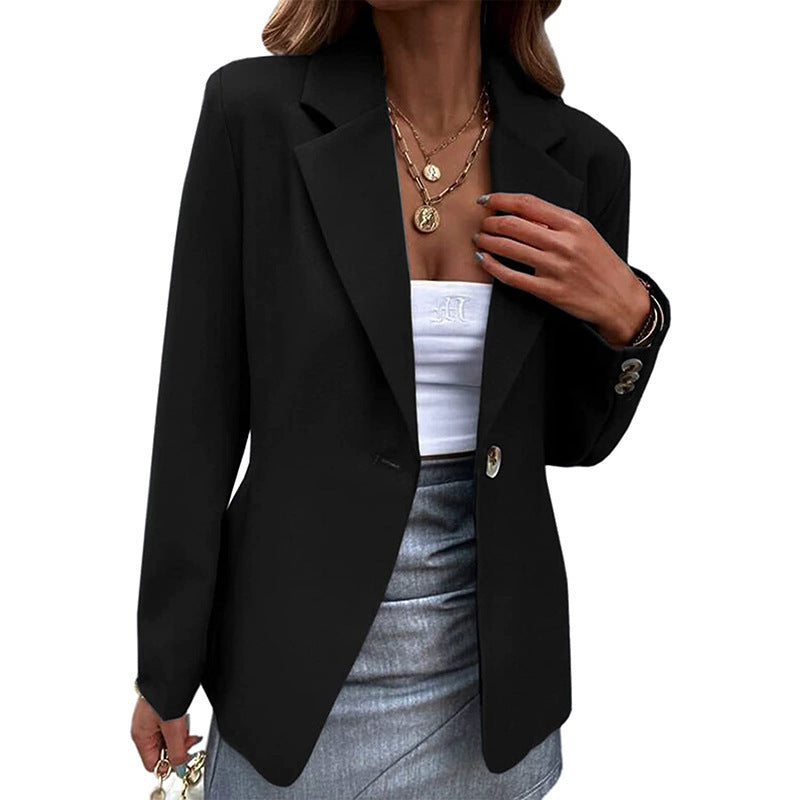 Elegant Women's Blazer with Slim Fit and High-Quality Details