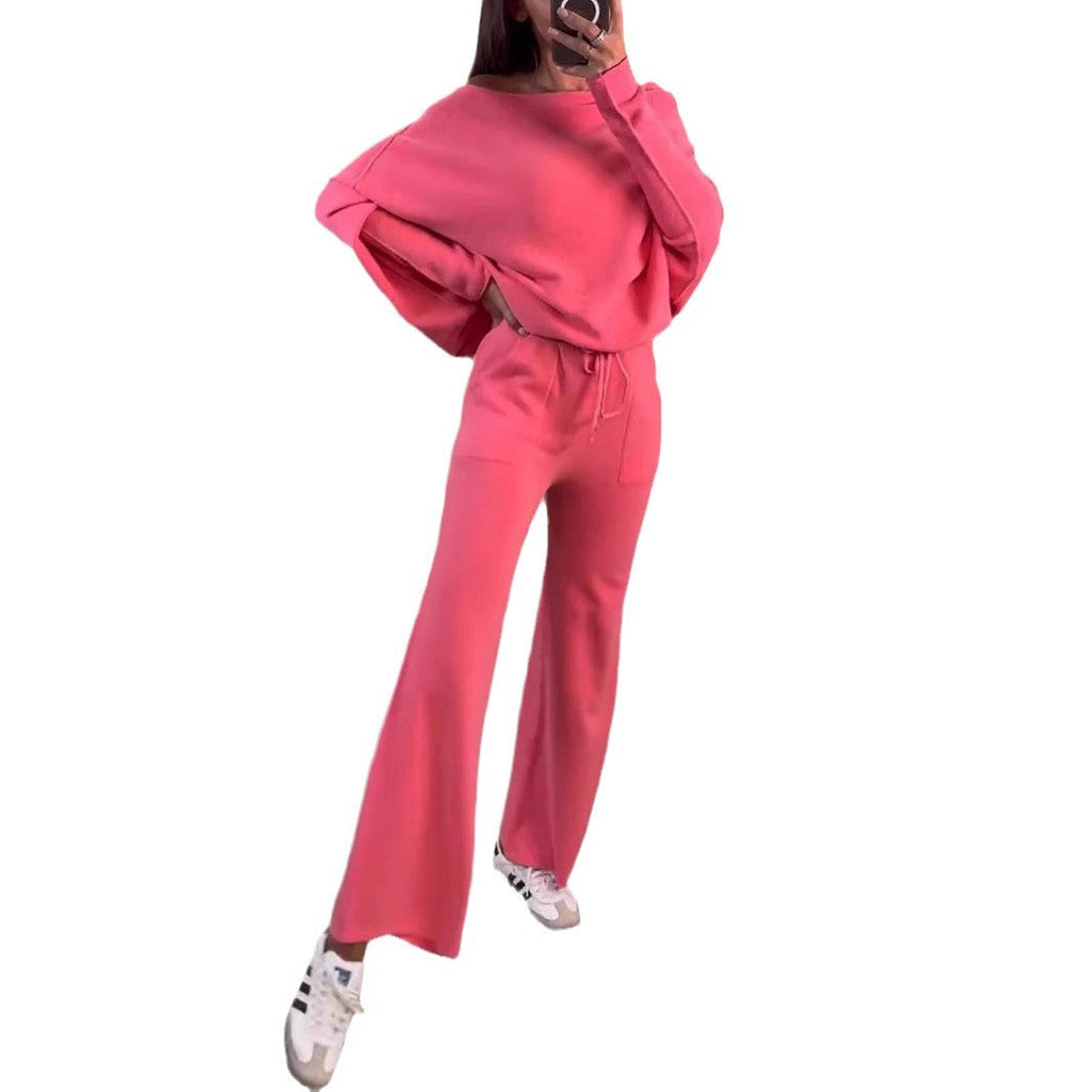 Women's Comfortable and Elegant Loungewear Set with Wide Cut