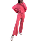 Women's Comfortable and Elegant Loungewear Set with Wide Cut
