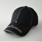 Men's Distressed Vintage-Inspired Baseball Cap