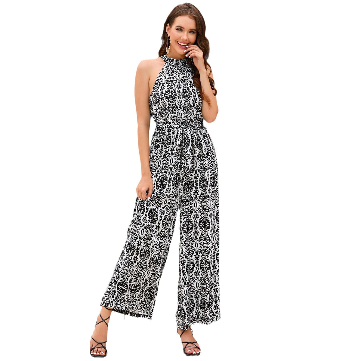 Women's Elegant Boho-Style Jumpsuit