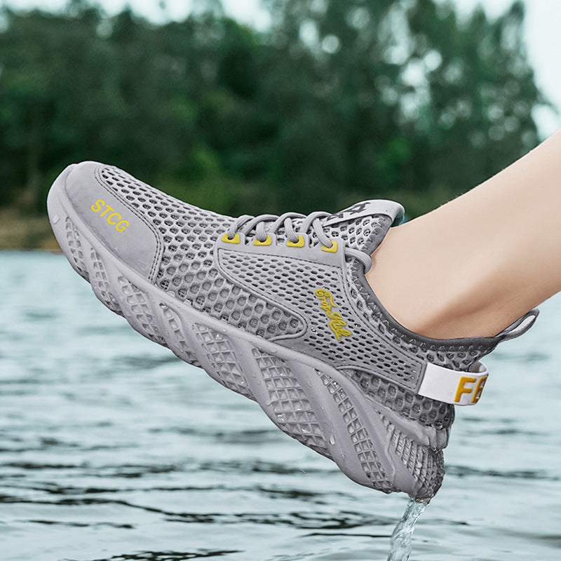 Women's Breathable Mesh Sneakers with Flexible Sole