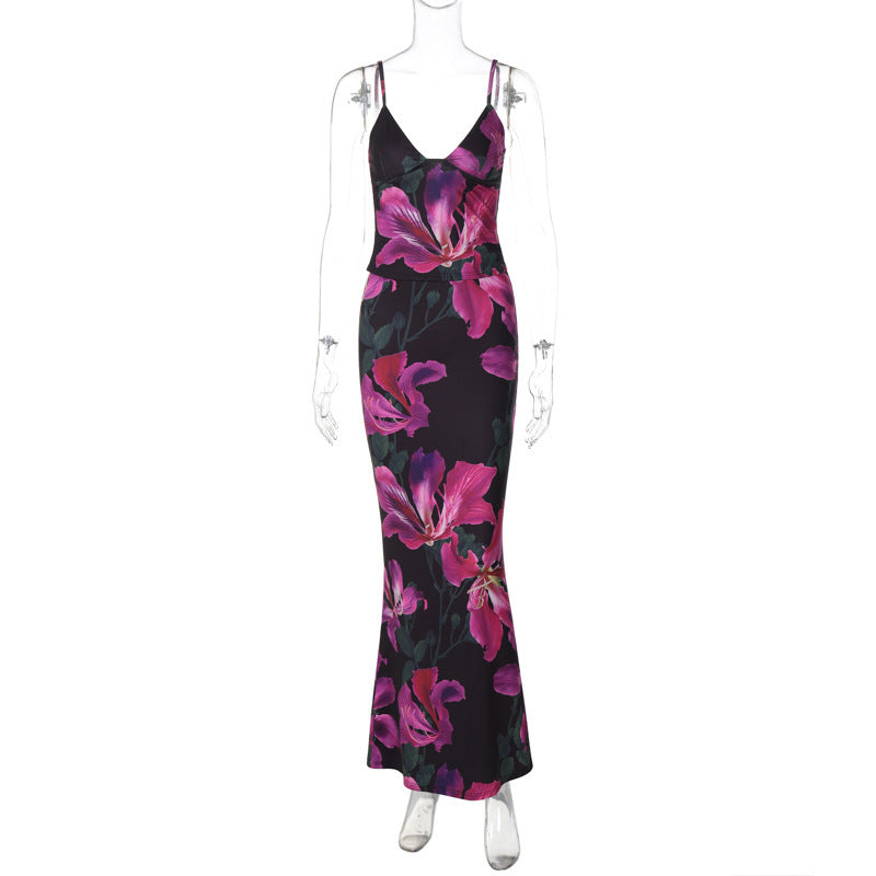 Women's Elegant and Form-Fitting Leopard Print Set