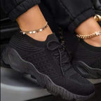 Women's Breathable Sports Shoes with Flexible Mesh Upper and Non-Slip Sole
