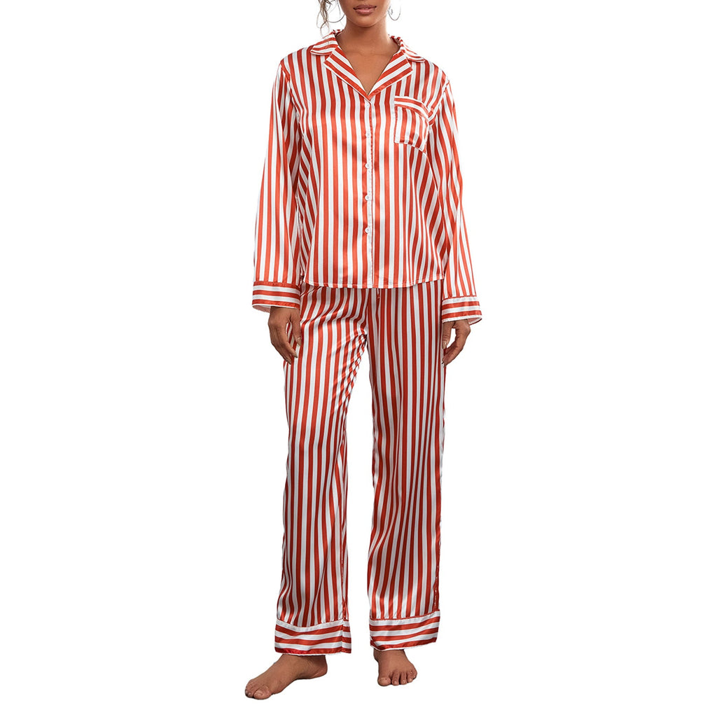 Women's Striped Pajama Set