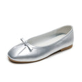 Women's Ballet Flats with Elegant Bow Detail and Comfortable Footbed