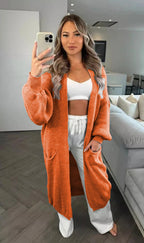 Women's Casual Knit Coat with Deep Pockets