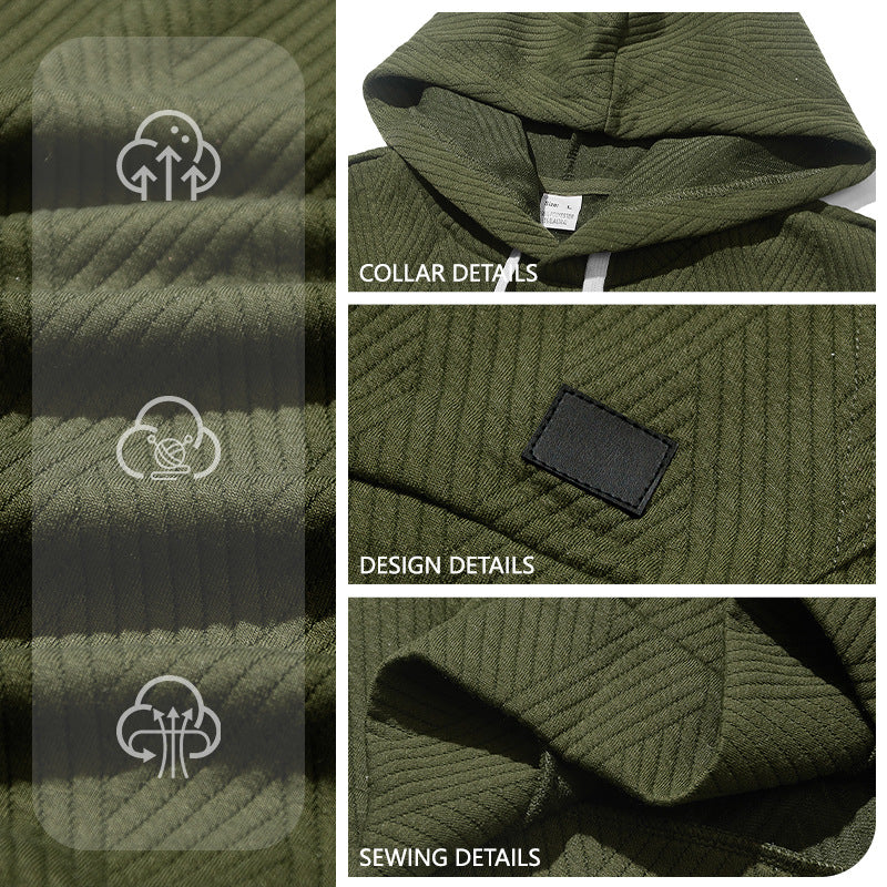 Men's Sleeveless Hoodie Lounge Set