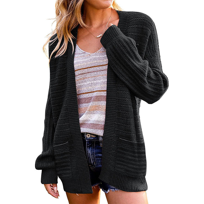Women's Cozy Cardigan with Special Details