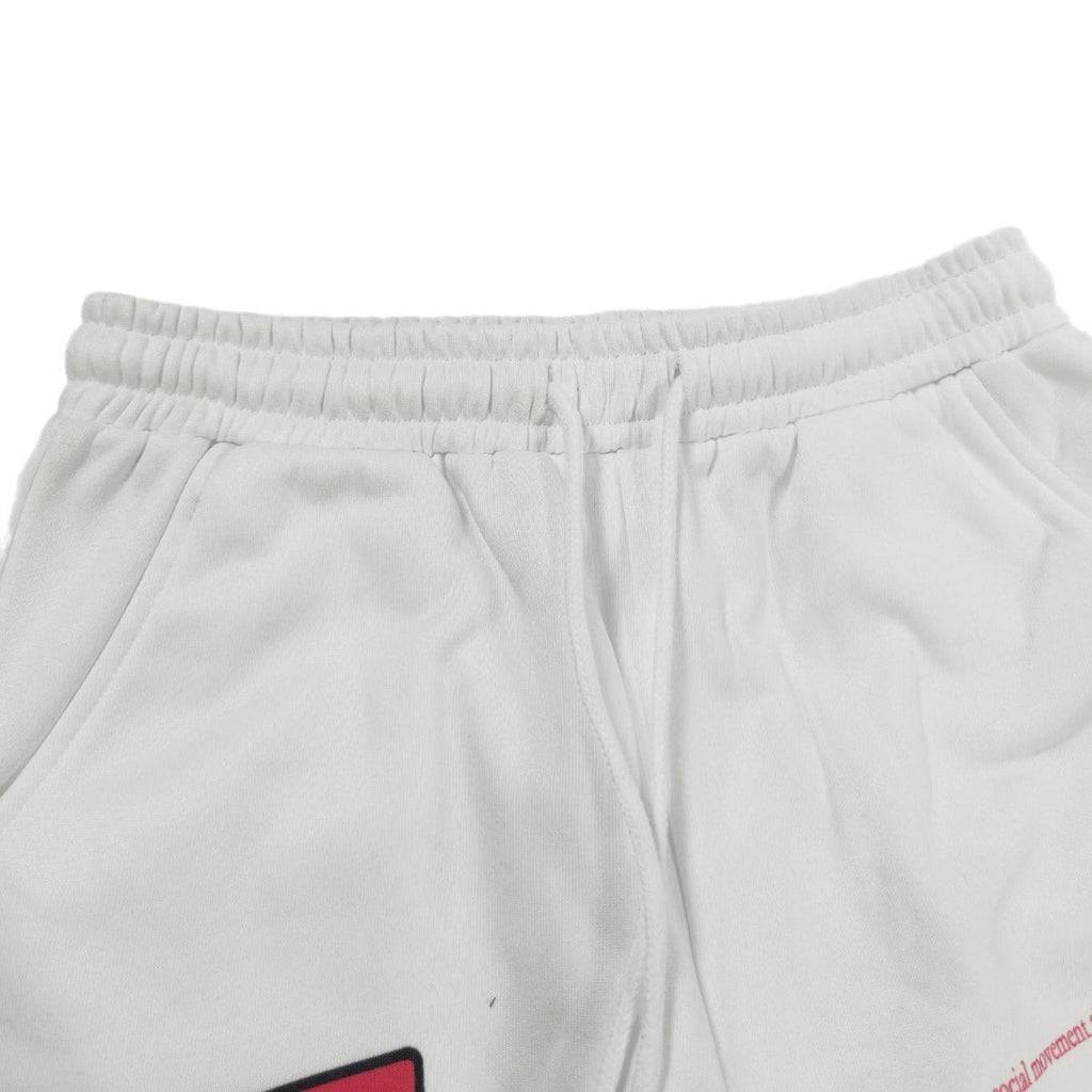 Women's Baggy Pants with Graphic Print and Elastic Waistband