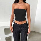 Women's Bustier Top with Ruching