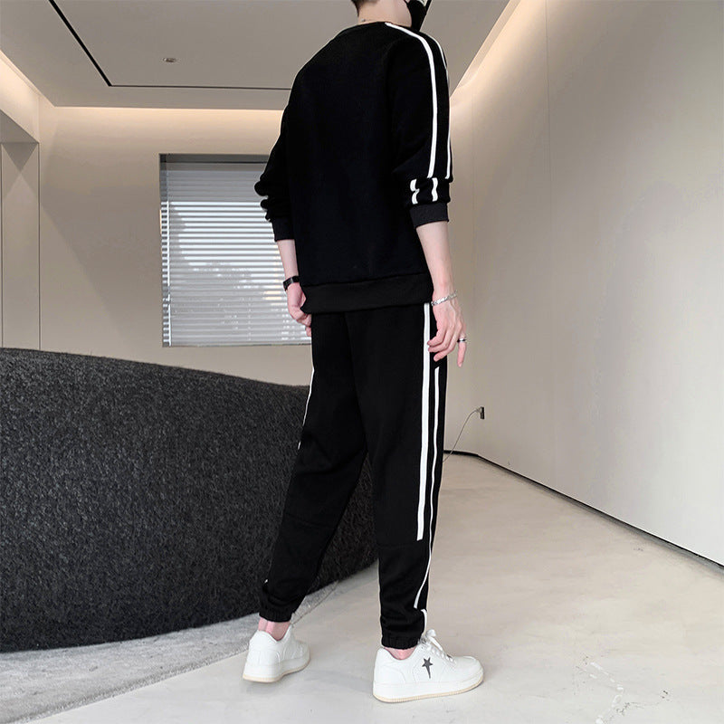 Men's Sporty Sweatshirt Set