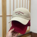 Men's Vintage-Inspired Distressed Baseball Cap