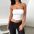 Women's Bustier Top with Ruching