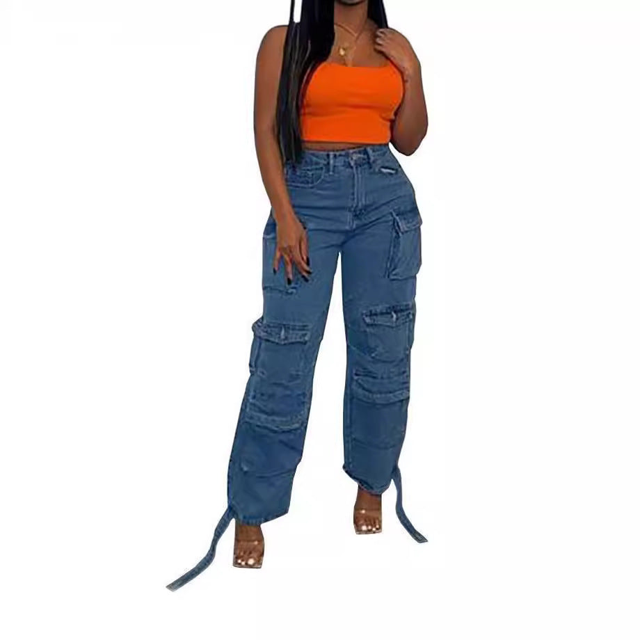 Women's Cargo Pants with Side Pockets