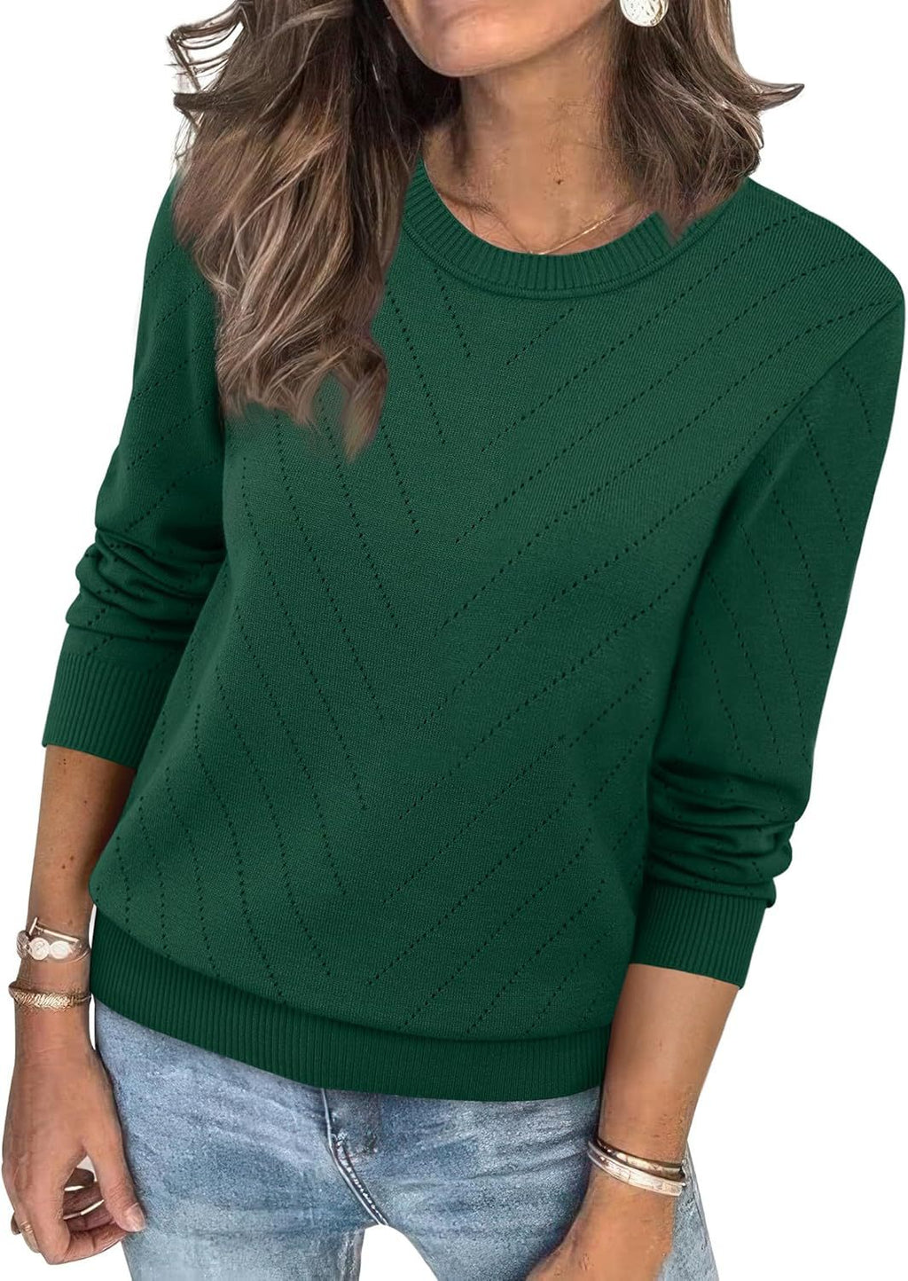Women's Elegant Striped Sweater