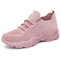 Women's Breathable Athletic Sneakers with Elastic Upper