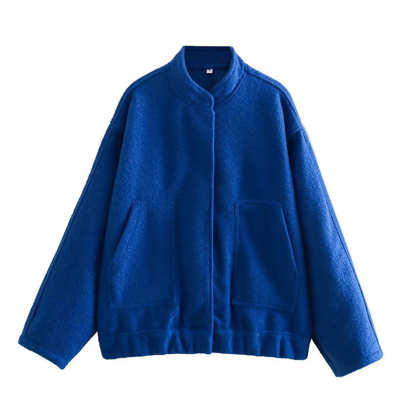 Women's Oversized Soft Wool-Blend Jacket