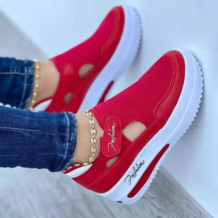 Women's Breathable Sneakers with Elastic Removable Insole