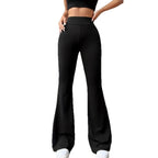 Women's Elegant High-Waist Bootcut Trousers
