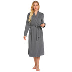 Women's Bathrobe in Soft, Breathable Material