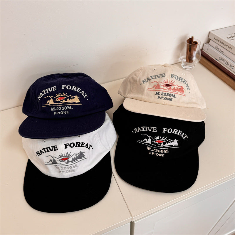 Men's Embroidered Outdoor Adventure Baseball Cap