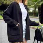 Women's Chunky Knit Cardigan with Pockets