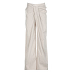 Women's Elegant Palazzo Trousers with Refined Draping
