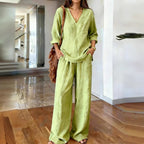 Comfortable Women's Pants with Relaxed Fit and Pockets