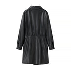 Women's Faux Leather Coat