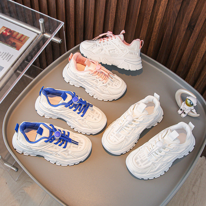 Breathable Sports Sneakers with Quick-Lace System