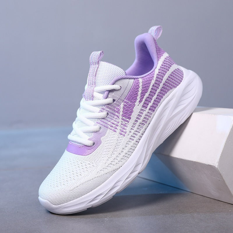 Women's Breathable Running Shoe with Flexible Upper and Cushioned Sole