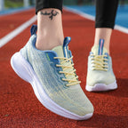 Women's Breathable Running Shoes with Cushioned Footbed and Flexible Sole