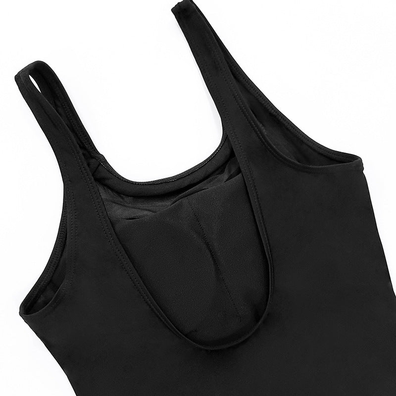 Women's Swim Dress with Elegant Mesh Insert