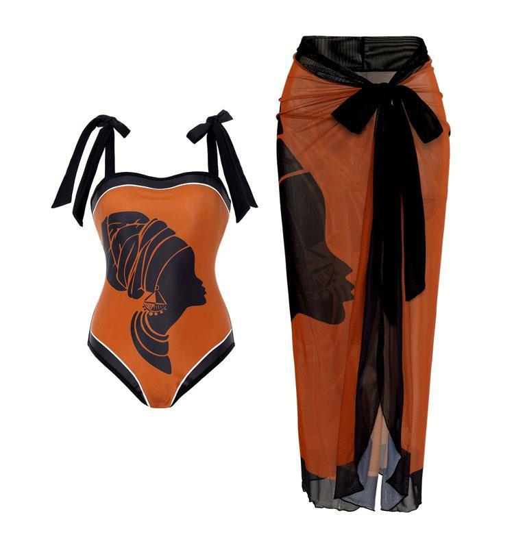 Women's Swimsuit with Airy Wrap Skirt