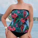 Women's Floral Bandeau Swim Top