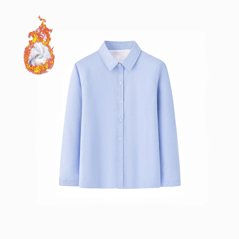 Women's Elegant Long-Sleeve Shirt with Innovative Temperature Regulation